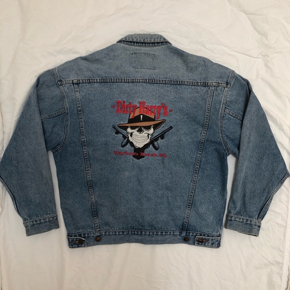 Vintage Dirty Harry’s light wash Jean jacket. Size US mens L. - Picture 4 of 5